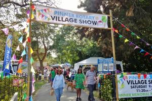 The colourful entrance to the Show